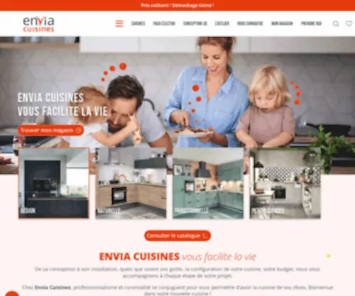 Envia-Cuisines.fr(Envia Cuisines) Screenshot