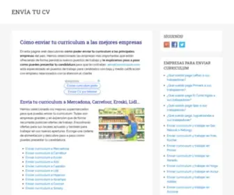 Enviatucurriculum.com(Cómo enviar tu curriculum a las empresas más importantes del país) Screenshot