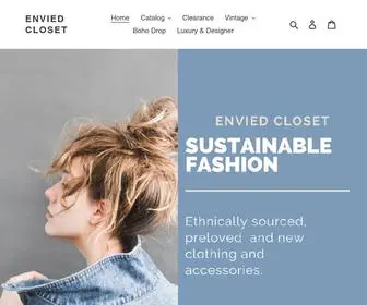 Enviedcloset.com(Envied Closet) Screenshot