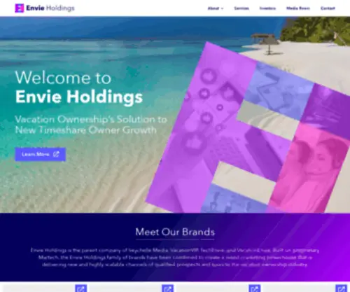 Envieholdings.com(Envie Holdings) Screenshot