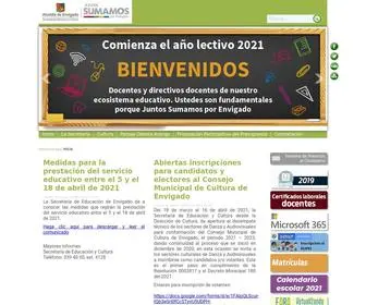 Envigado.edu.co(Secretaría de Educación y Cultura de Envigado) Screenshot