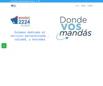 Envios2224.com(Envios 22) Screenshot