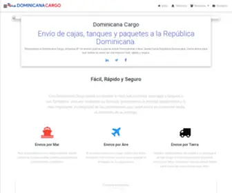 Enviosadominicana.com(Dominicana cargo) Screenshot
