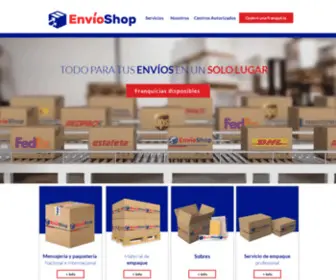 Envioshop.mx(Todo Para Tus Envíos En Un Solo Lugar. Franquicias Disponibles) Screenshot