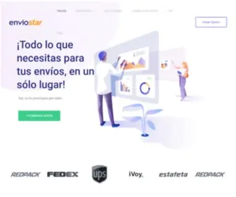 Enviostar.com(Servicios de envío) Screenshot