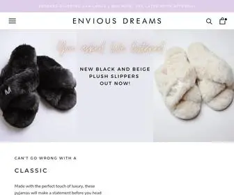 Enviousdreams.com.au(Envious Dreams Luxe Personalised Sleepwear) Screenshot