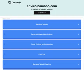 Enviro-Bamboo.com(Create an Ecommerce Website and Sell Online) Screenshot