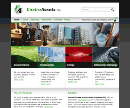 Enviroassets.com(Maximize Assets and Reduce Risk) Screenshot