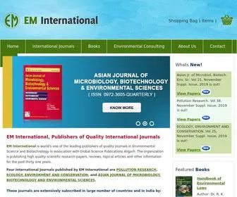 EnvirobiotechJournals.com(EM International Pune India) Screenshot