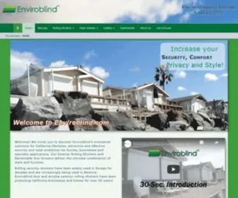 Enviroblind.com(Exterior Rolling Shutters) Screenshot