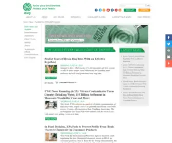 Enviroblog.org(EWG News and Analysis) Screenshot