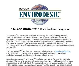 Envirodesic.com(Small & Rubin Ltd) Screenshot