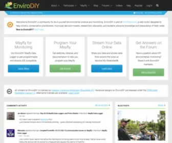 Envirodiy.org(Do-It-Yourself Environmental Science and Monitoring) Screenshot