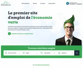 Enviroemplois.org(Accueil) Screenshot