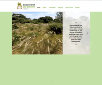 Envirogolf.com.au(Environmental golf consultancy) Screenshot