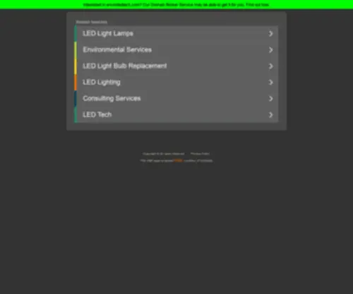 Enviroledtech.com(Enviroledtech) Screenshot