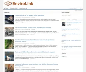 Envirolink.org(EnviroLink Network) Screenshot