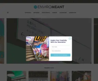 Enviromeant.com(A blog about Environmental Graphic Design) Screenshot