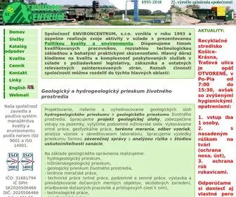 Environcentrum.sk(Stavebný odpad) Screenshot