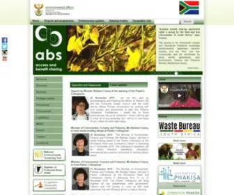Environment.gov.za(Department of Environmental Affairs) Screenshot
