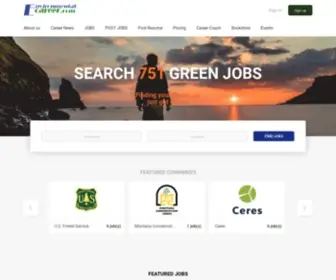 Environmental-Jobs.com(Environmental green jobs) Screenshot