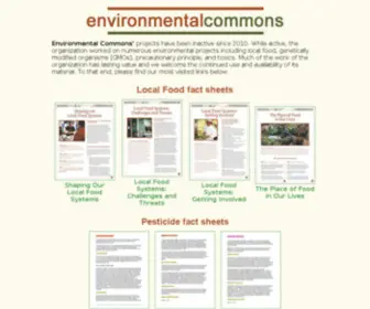 Environmentalcommons.org(Environmentalcommons) Screenshot