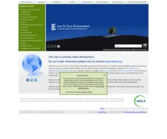 Environmentlaw.org.uk(Law and Your Environment) Screenshot
