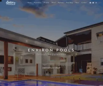 Environpools.com.au(Custom Concrete Pools & Spas) Screenshot