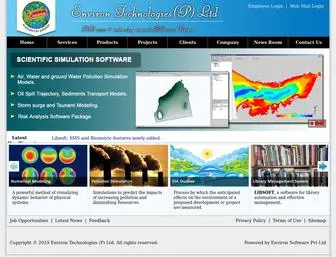 Environtechnologies.com(Environ Technologies (P) Ltd) Screenshot