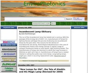 Envirophotonics.com(Green Lights Now) Screenshot