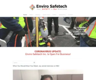 Envirosafetech.com(Enviro Safetech Inc) Screenshot