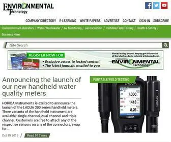 Envirotech-Online.com(Environmental Equipment News From Envirotech Online) Screenshot