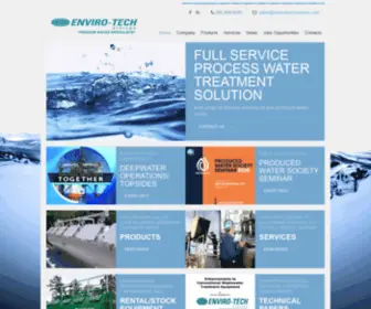 Envirotechsystems.com(Produced Water) Screenshot