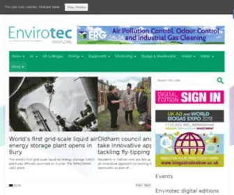 Envirotecmagazine.com(Envirotec magazine) Screenshot