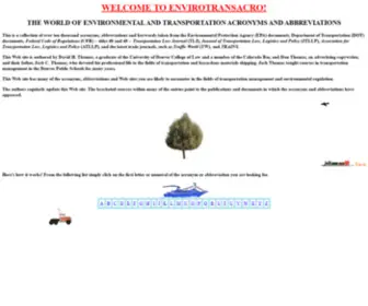 Envirotransacro.com(ENVIROTRANSACRO) Screenshot