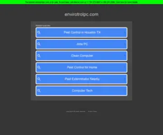 Envirotrolpc.com(Envirotrol Pest Management Multi) Screenshot