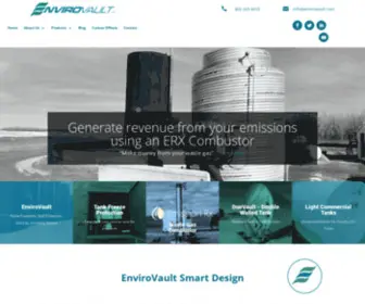 Envirovault.com(Waste Gas Combustors) Screenshot