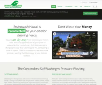 Envirowashhawaii.com(Exterior Cleaning) Screenshot