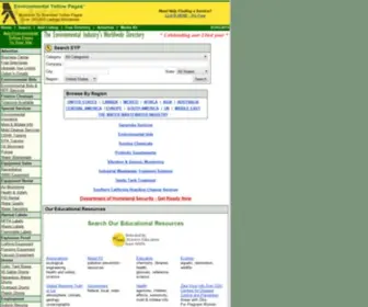 Enviroyellowpages.com(Environmental Yellow Pages Business Directory) Screenshot