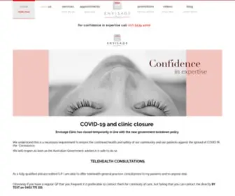 Envisageclinic.com.au(Skin Care Clinic & Cosmetic Treatments Gold Coast) Screenshot