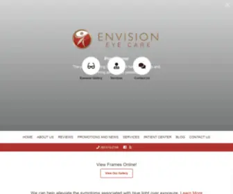 Envision-Eyes.com(Envision Eye Care) Screenshot