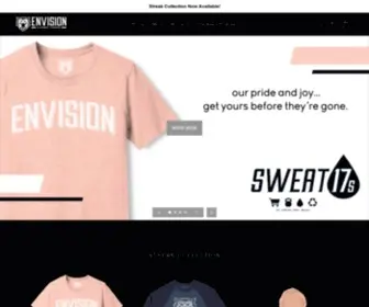 Envisionclothingcompany.com(Fitness and motivational clothing brand) Screenshot