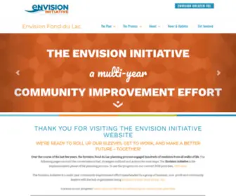 Envisionfdl.com(Project Envision Fond du Lac) Screenshot