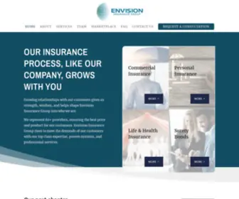 Envisionins.com(Envision Insurance Group) Screenshot