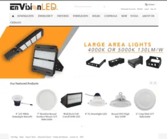 Envisionledlighting.com(Invision Or Envision) Screenshot