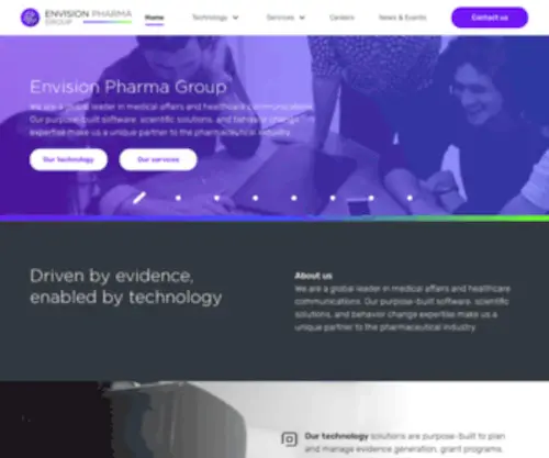 Envisionpharma.com(Envision Pharma Group) Screenshot
