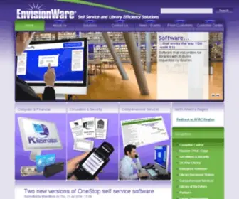 Envisionware.com(Enriching Public Library Service Inside & Out) Screenshot