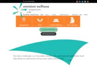 Envisionyourwellness.com(Acupuncture Reiki Herbal Medicine) Screenshot