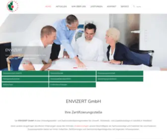 Envizert.de(ENVIZERT GmbH: Umweltgutachter) Screenshot