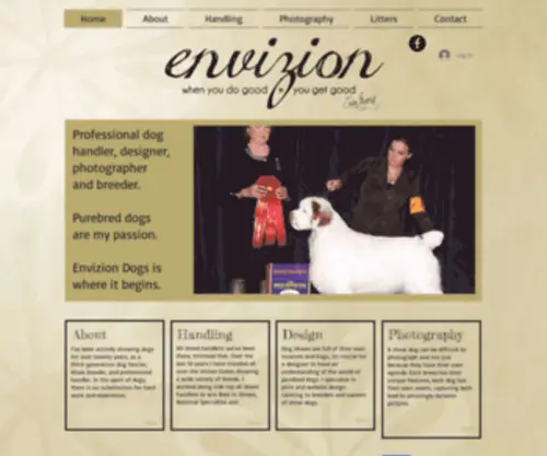 Enviziondogs.com(Envizion Vizsla Kennel Indiana) Screenshot